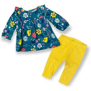Carter’s Just One You Green & Yellow Matching Set